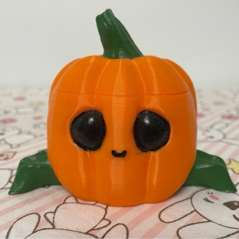 Pumpkin JackoLantern 3D Print Halloween
Jewelry Trinket Box